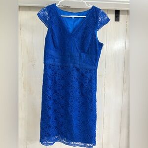 Antonio Melani- Pamela Cap Sleeve Lace Dress- 8